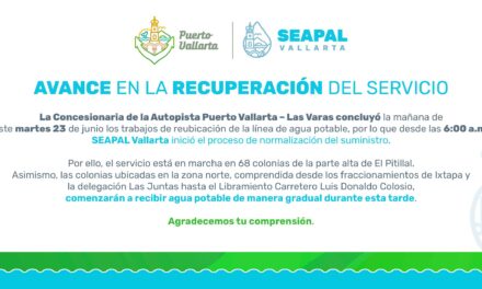 ¡REGRESA EL AGUA A LAS COLONIAS AFECTADAS TRAS CONCLUIR IMPORTANTES TRABAJOS!
