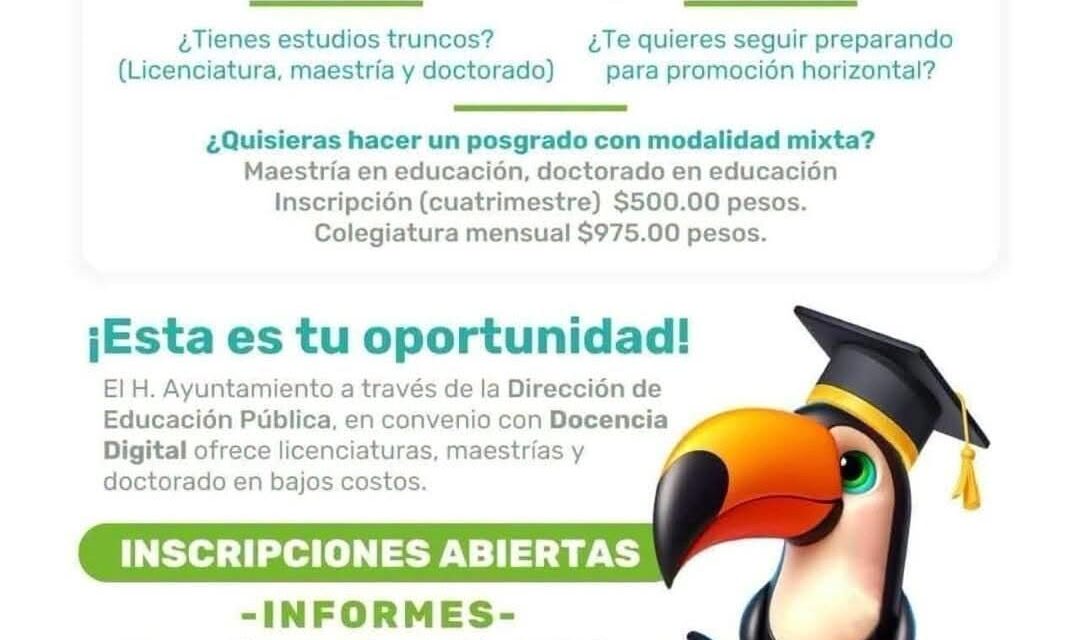 ¡IMPULSA TU FUTURO CON LICENCIATURA Y POSGRADOS EN EDUCACIÓN!