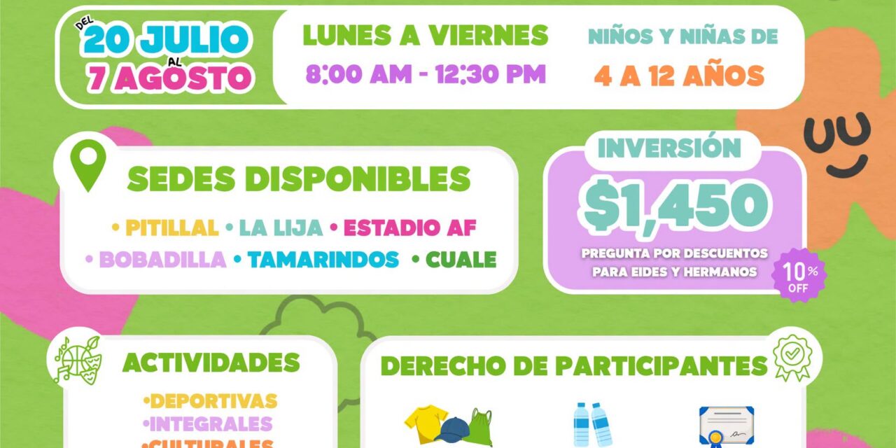 ¡ABREN INSCRIPCIONES PARA TUKI VERANO 2026, EL CURSO VACACIONAL MÁS DIVERTIDO DE PUERTO VALLARTA!