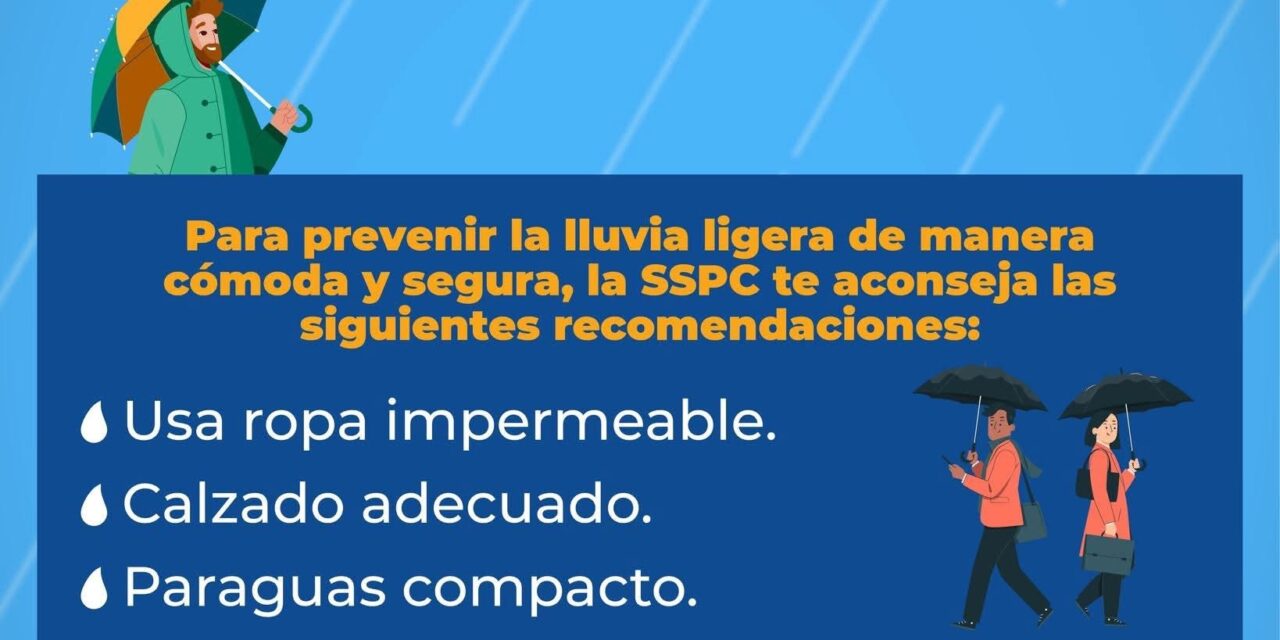 ¡RECOMENDACIONES DE SEGURIDAD PARA ESTA TEMPORADA DE LLUVIAS!