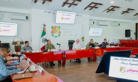 Miguel Ángel Navarro da seguimiento a las estrategias de seguridad en Nayarit