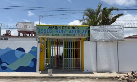 Avanzan mejoras en el Jardín de Niños Jesús Ruiz Aguilar de Tepic