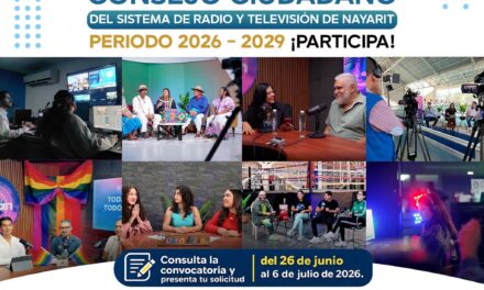 Invita Gobierno de Nayarit a integrar el Consejo Ciudadano del Sistema de Radio y Televisión para el periodo 2026–2029