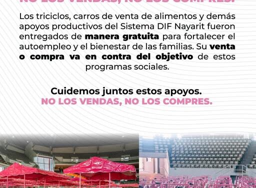 No los vendas, no los compres.