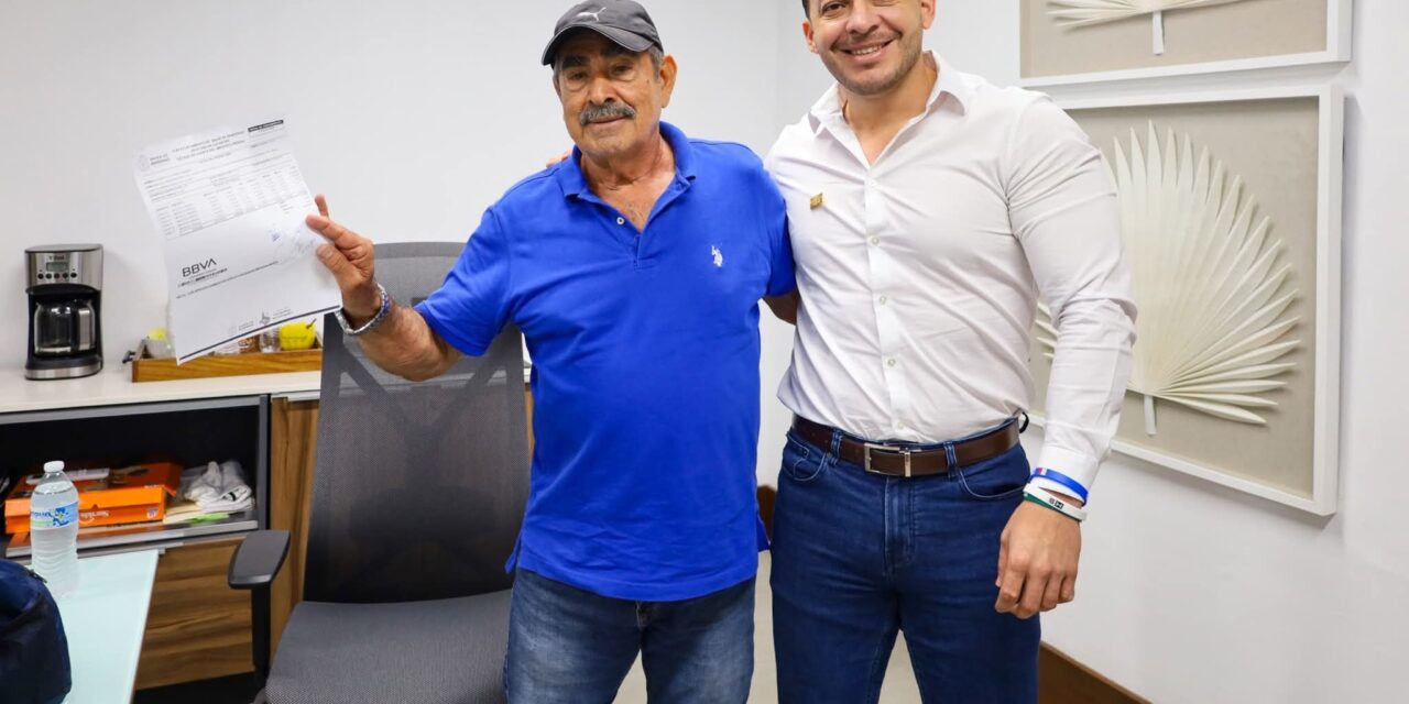Israel Santillán reafirma su compromiso con la economía de las familias