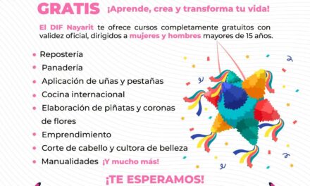 DIF Nayarit impulsa el emprendimiento con cursos para fortalecer la economía de las familias