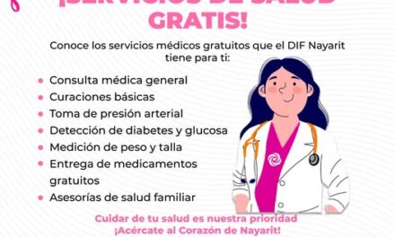 En DIF Nayarit, tu salud es nuestra prioridad