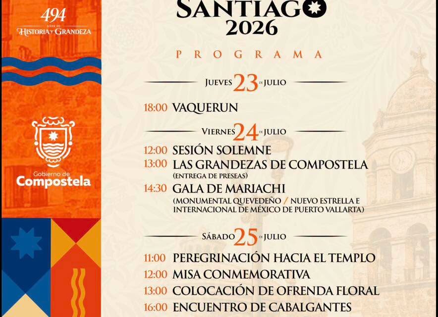 ¡VIVE LAS FIESTAS DE SANTO SANTIAGO 2026!
