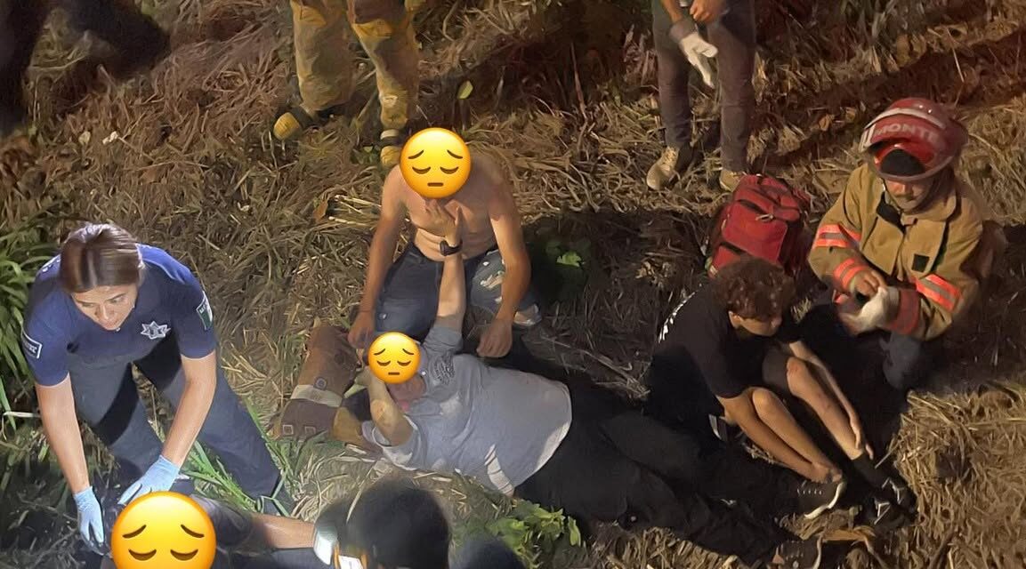 ¡ATIENDEN ACCIDENTE FRENTE AL IMSS 33! CUATRO PERSONAS RESULTARON LESIONADAS, ENTRE ELLAS DOS MENORES
