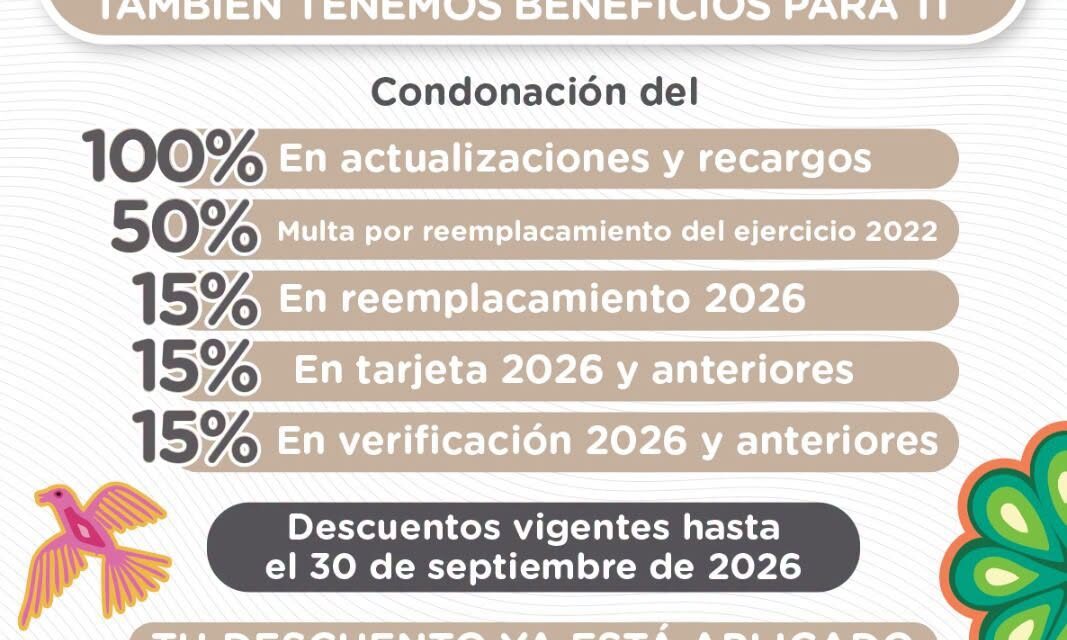¡Aprovecha, los descuentos continúan y pon al día tu vehículo! 