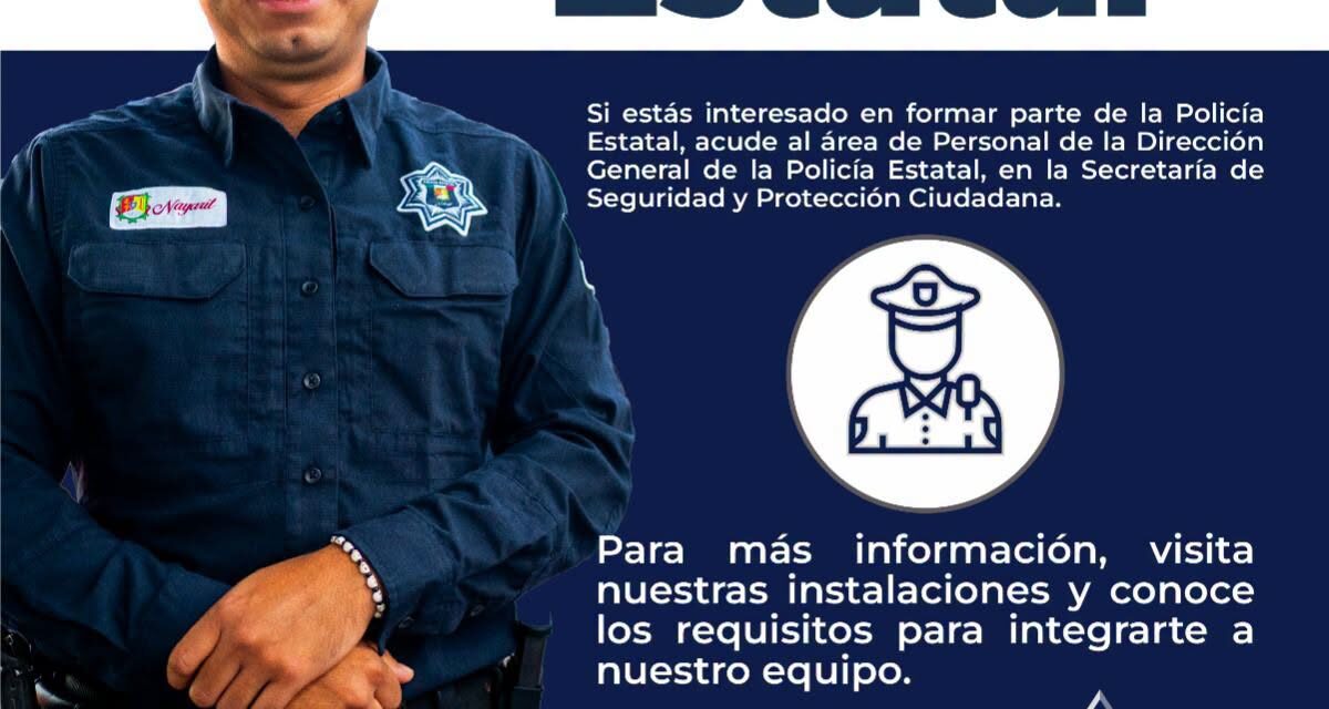 ¡ÚNETE A LA POLICÍA ESTATAL DE NAYARIT! CONVOCATORIA ABIERTA PARA NUEVOS AGENTES