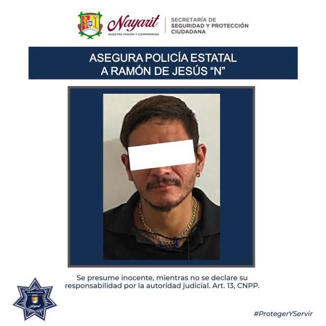 ¡POLICÍA ESTATAL DETIENE A PRESUNTO RESPONSABLE DE ROBO EN TEPIC!