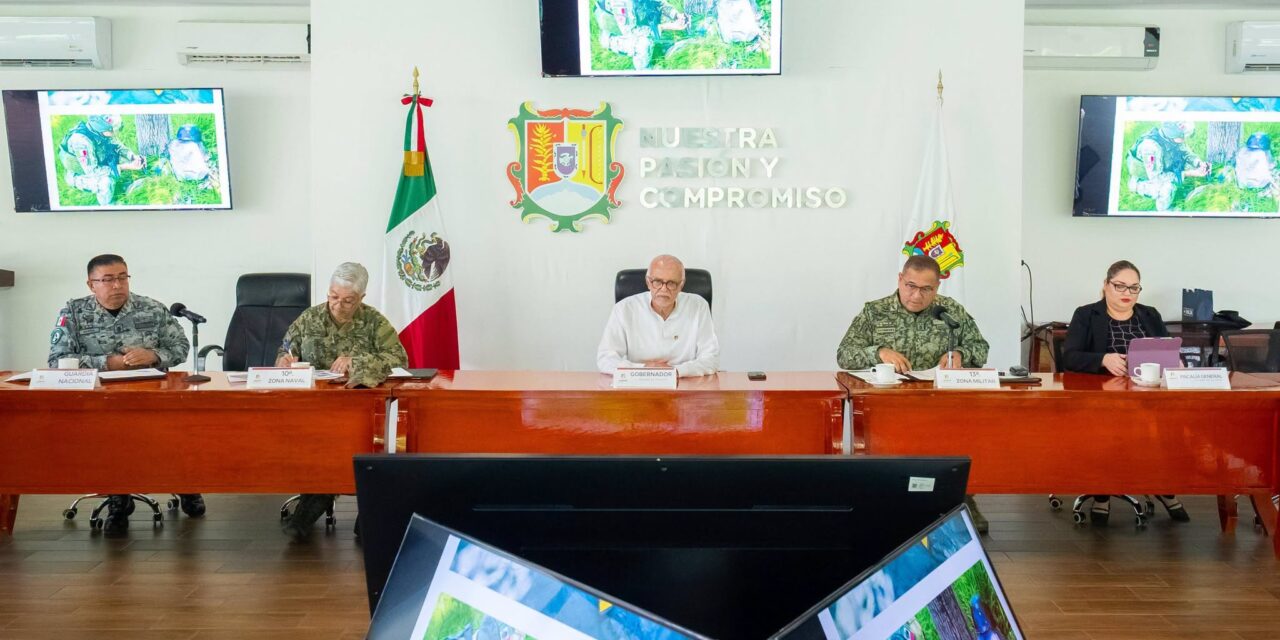 Miguel Ángel Navarro fortalece la coordinación institucional para preservar la paz y la seguridad en Nayarit