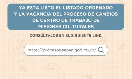 ¡YA ESTÁ PUBLICADO EL LISTADO FINAL Y LA VACANCIA DE CAMBIOS DE CENTRO DE TRABAJO!