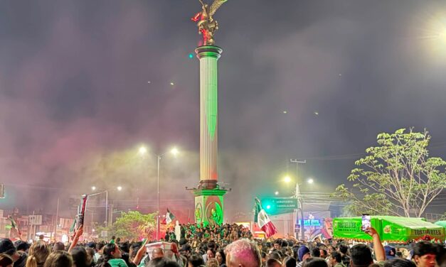 ¡OPERATIVO ESPECIAL GARANTIZA SEGURIDAD EN EL ÁNGEL DE LA INDEPENDENCIA DURANTE LOS FESTEJOS!