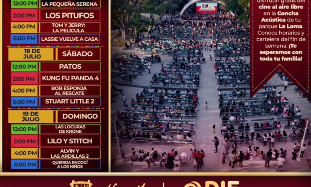 ¡CINE GRATIS EN EL CORAZÓN DE NAYARIT! DISFRUTA UN FIN DE SEMANA DE PELÍCULA EN FAMILIA