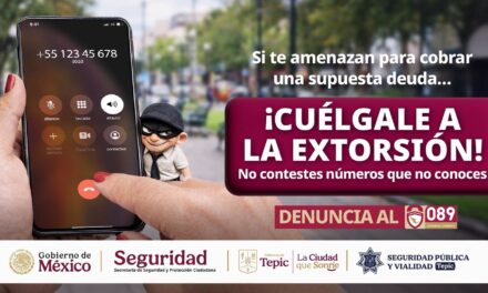 ¡NO CAIGAS EN LA EXTORSIÓN TELEFÓNICA! CUELGA, VERIFICA Y DENUNCIA