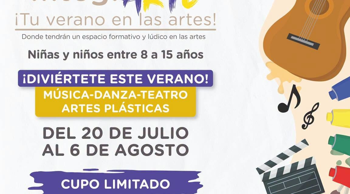 ¡VIVE UN VERANO LLENO DE ARTE! INSCRÍBETE AL CURSO INTEGRARTE PARA NIÑAS Y NIÑOS