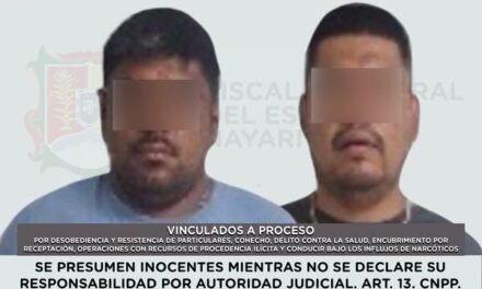¡VINCULAN A PROCESO A DOS PERSONAS POR NARCOMENUDEO Y OTROS DELITOS!