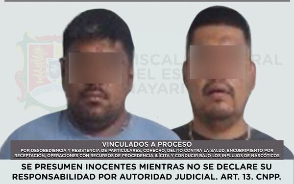 ¡VINCULAN A PROCESO A DOS PERSONAS POR NARCOMENUDEO Y OTROS DELITOS!