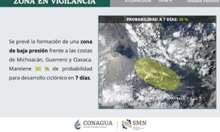 ¡ALERTA EN EL PACÍFICO SUR! POSIBLE FORMACIÓN DE CICLÓN TROPICAL EN 7 DÍAS