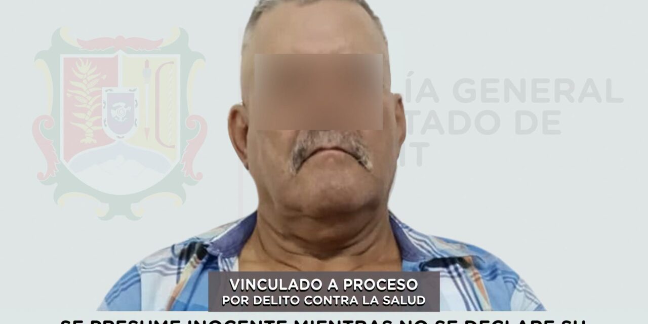 ¡VINCULAN A PROCESO A PERSONA POR NARCOMENUDEO CON FINES DE VENTA EN COMPOSTELA!