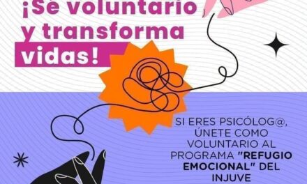 ¡CONVIÉRTETE EN VOLUNTARIO Y CAMBIA VIDAS! ÚNETE A REFUGIO EMOCIONAL