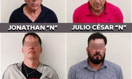 ¡FISCALÍA DETIENE A CUATRO PROBABLES RESPONSABLES DE ROBO A JOYERÍA EN TEPIC!