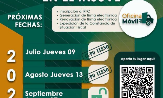 ¡YA ESTÁ ABIERTO EL REGISTRO! APARTA TU LUGAR PARA LA JORNADA SAT DE SEPTIEMBRE