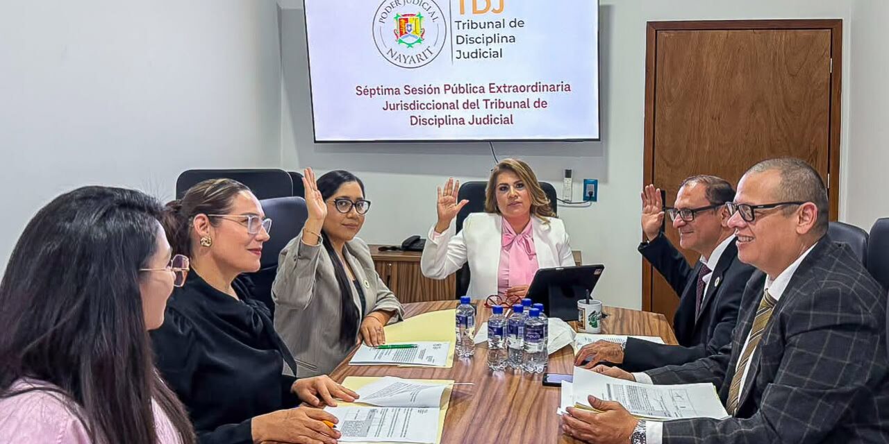 ¡TRIBUNAL DE DISCIPLINA JUDICIAL APRUEBA EXPEDIENTES EN SESIÓN EXTRAORDINARIA!