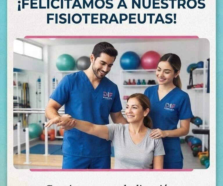 ¡RECONOCEN LA LABOR DE LOS FISIOTERAPEUTAS DEL DIF ACAPONETA!