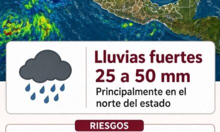 ¡ATENCIÓN! PRONÓSTICO DE LLUVIAS FUERTES Y MUY FUERTES PARA NAYARIT Y OTROS ESTADOS
