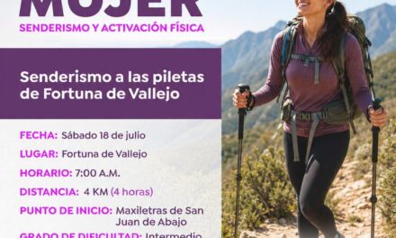 ¡ACTÍVATE MUJER! VIVE UNA EXPERIENCIA DE SENDERISMO Y BIENESTAR EN FORTUNA DE VALLEJO!