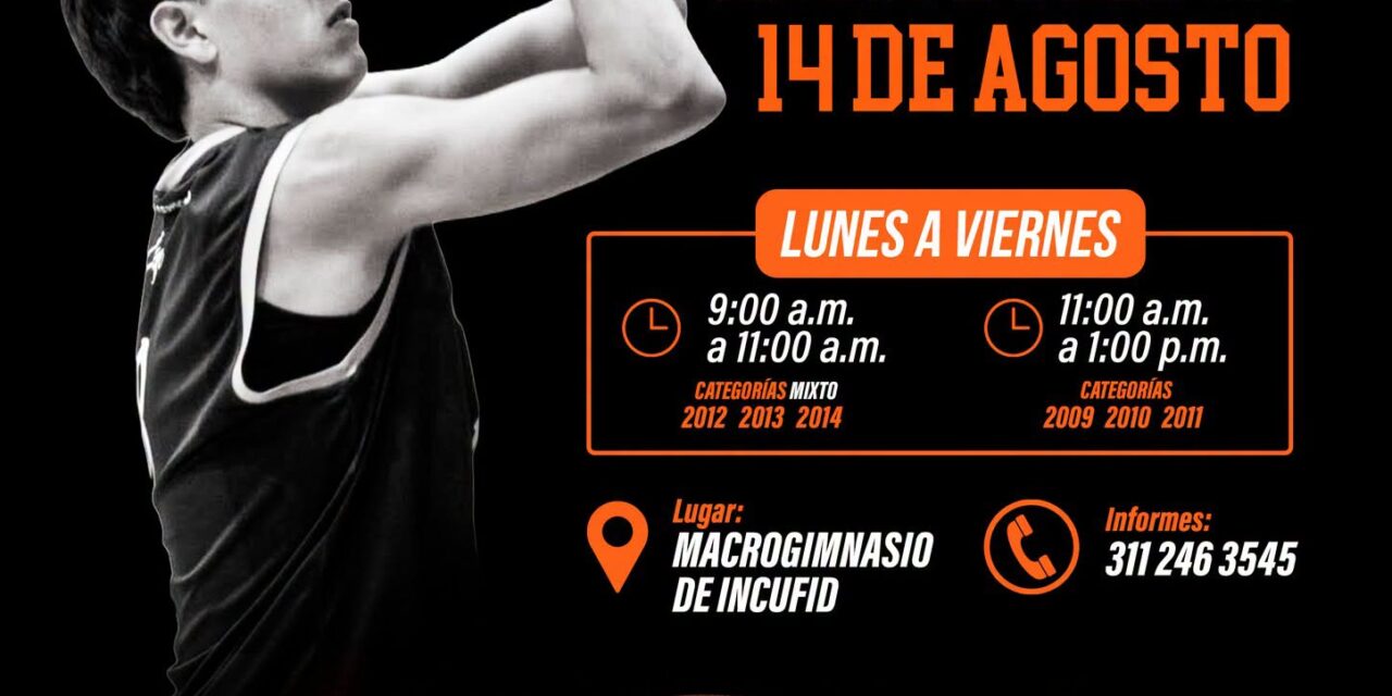 ¡INSCRÍBETE AL CURSO DE VERANO DE BÁSQUETBOL Y LLEVA TU JUEGO AL SIGUIENTE NIVEL!