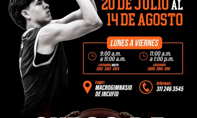 ¡INSCRÍBETE AL CURSO DE VERANO DE BÁSQUETBOL Y LLEVA TU JUEGO AL SIGUIENTE NIVEL!
