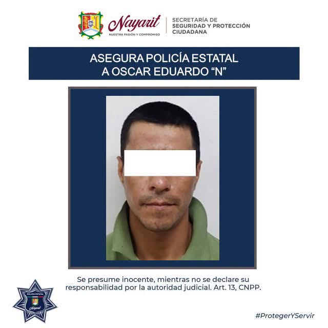 ¡POLICÍA ESTATAL ASEGURA A SEIS PERSONAS DURANTE OPERATIVOS EN TEPIC!