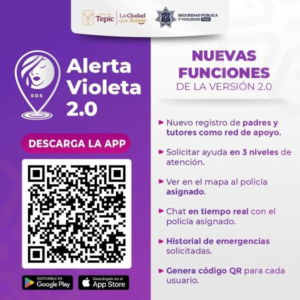 ¡ALERTA VIOLETA 2.0 FORTALECE LA SEGURIDAD DE LAS MUJERES!