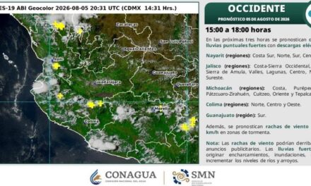 ¡ALERTA POR FUERTES TORMENTAS EN BAHÍA DE BANDERAS!