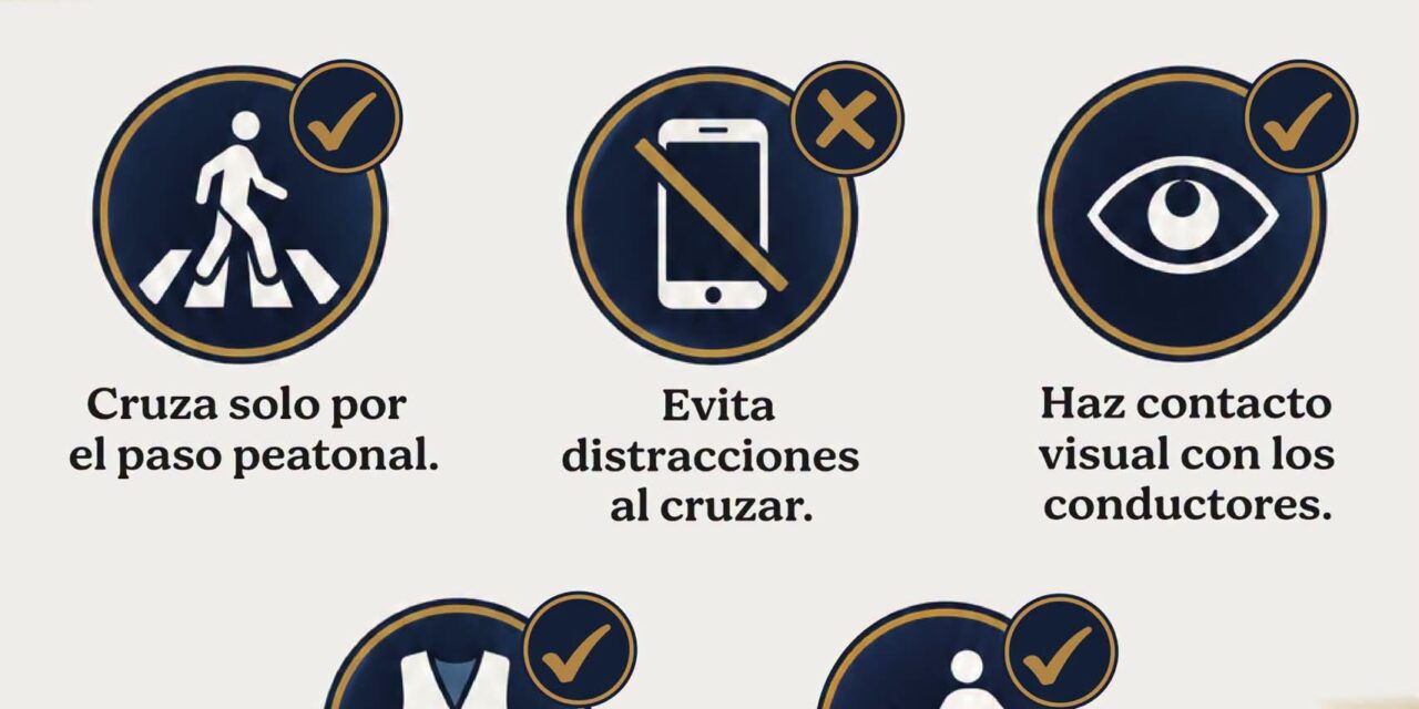 ¡TU SEGURIDAD ES PRIMERO! SIGUE ESTAS RECOMENDACIONES Y PREVIENE ACCIDENTES