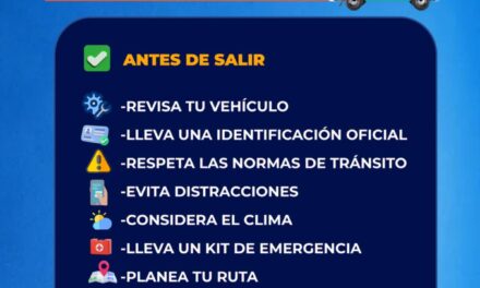 ¡VIAJA SEGURO Y DISFRUTA TUS VACACIONES!