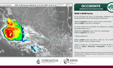 ¡LLUVIAS INTENSAS EN NAYARIT Y JALISCO! ¡EXTREMA PRECAUCIONES!