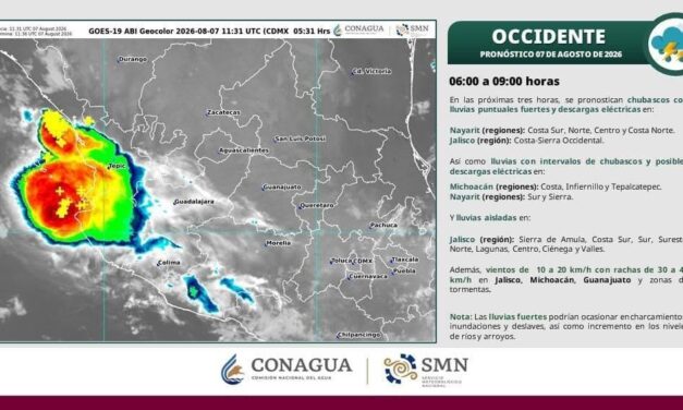 ¡LLUVIAS INTENSAS EN NAYARIT Y JALISCO! ¡EXTREMA PRECAUCIONES!