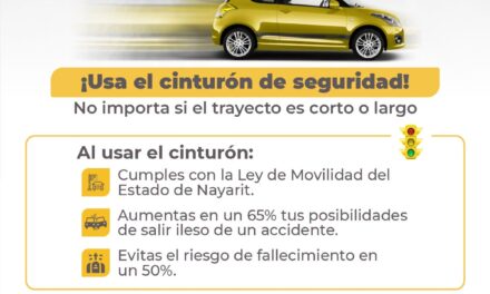 ¡USA SIEMPRE EL CINTURÓN DE SEGURIDAD!