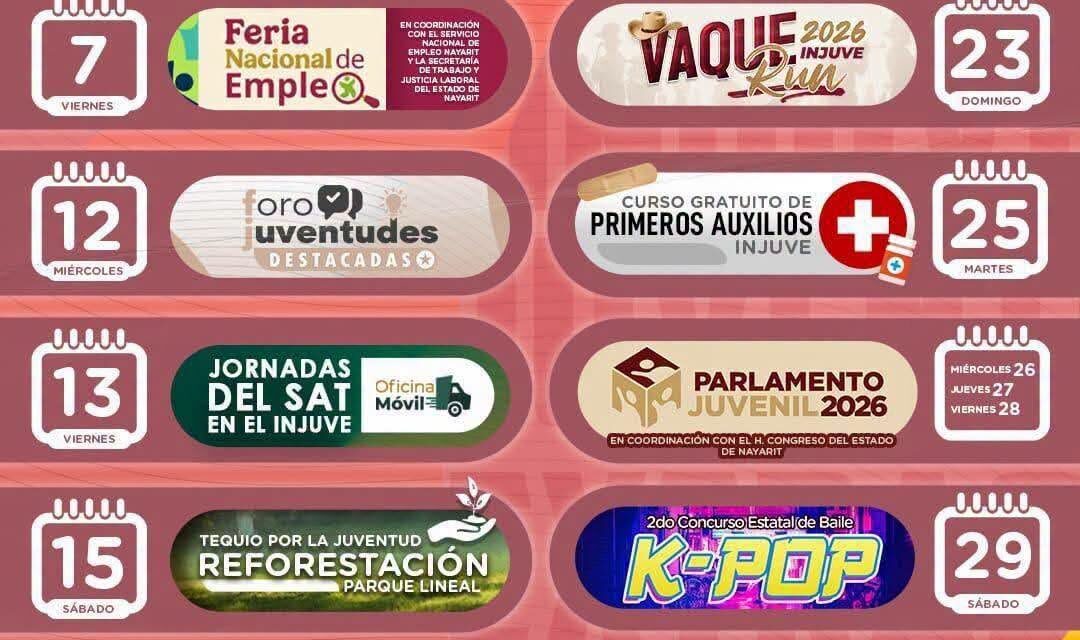 ¡AGOSTO ES EL MES DE LA JUVENTUD Y VIENE CARGADO DE ACTIVIDADES PARA TI!