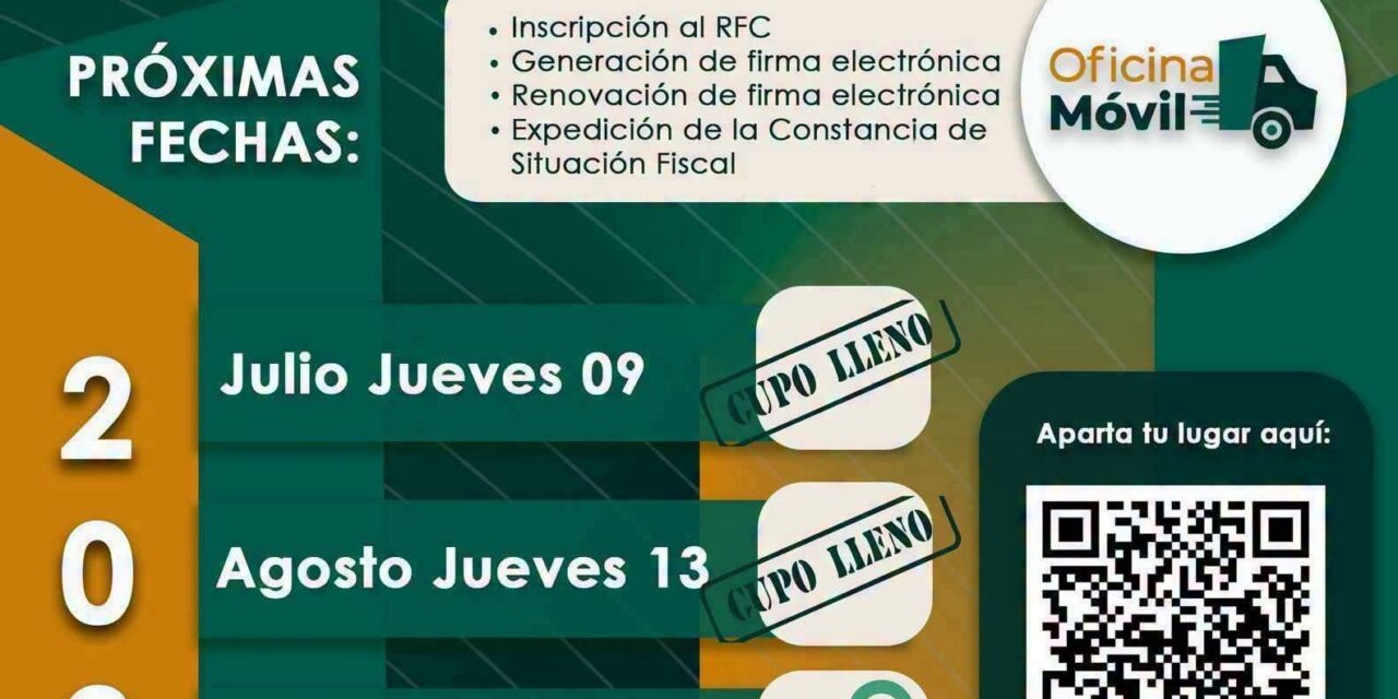 ¡YA ESTÁ ABIERTO EL REGISTRO PARA LA JORNADA SAT EN INJUVE!