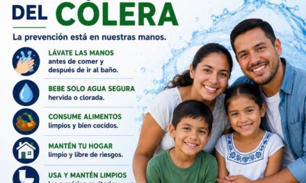 ¡PREVIENE EL CÓLERA Y PROTEGE TU SALUD!