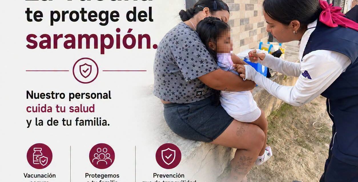 ¡QUE LA DUDA NO SEA UN RIESGO: VACÚNATE CONTRA EL SARAMPIÓN!