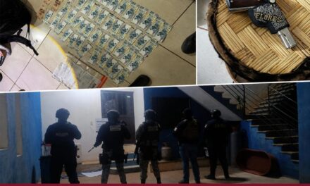 EJECUTA FISCALÍA ORDEN DE CATEO Y ASEGURA DROGA, ARMAMENTO Y EQUIPO TÁCTICO