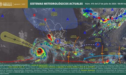PRONÓSTICO DEL TIEMPO PARA NAYARIT | 27 DE JULIO