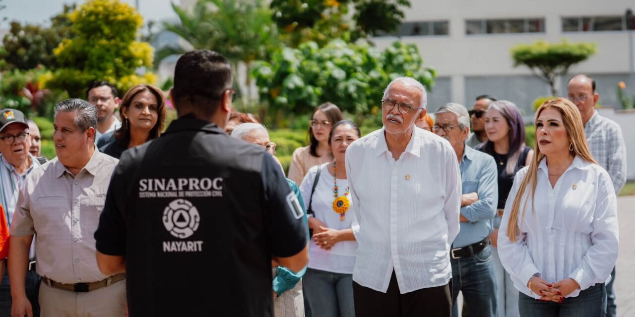 ¡NAYARIT PARTICIPA EN EL SIMULACRO NACIONAL!